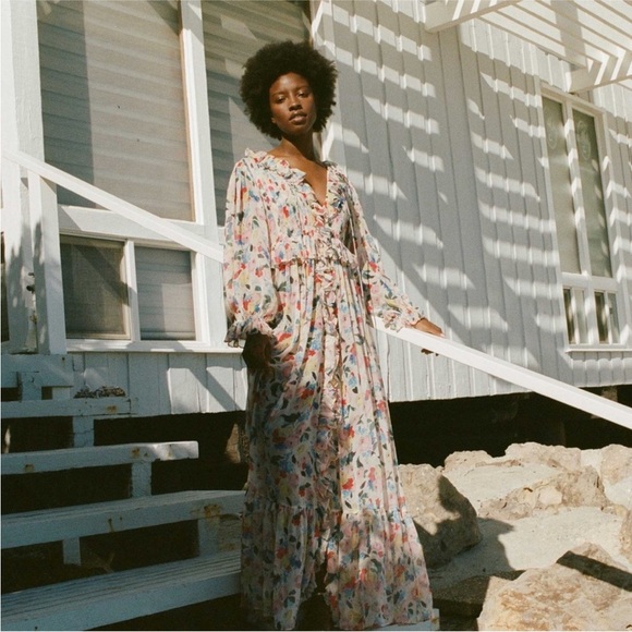 Doen Dresses & Skirts - Doen Marlene Floral Maxi Dress NEW